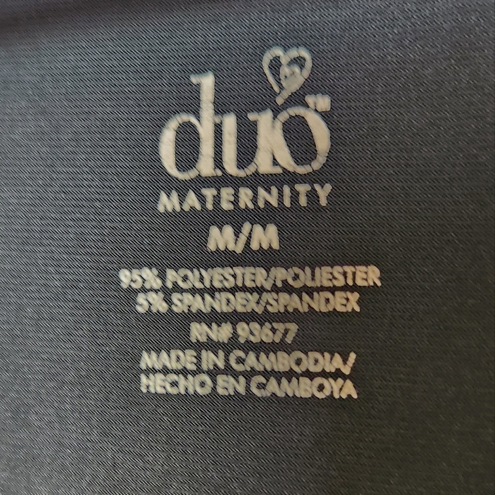 Duos Maternity Black Dress Size Medium - Picture 5 of 5
